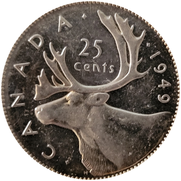 1949 Canadian 25 cents